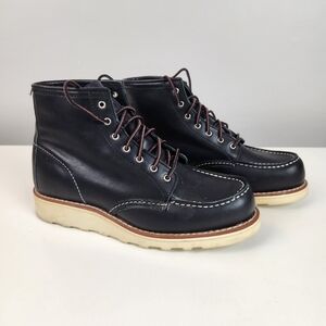 Red Wing Classic Moc Women's Short Boot in Black Boundary Leather